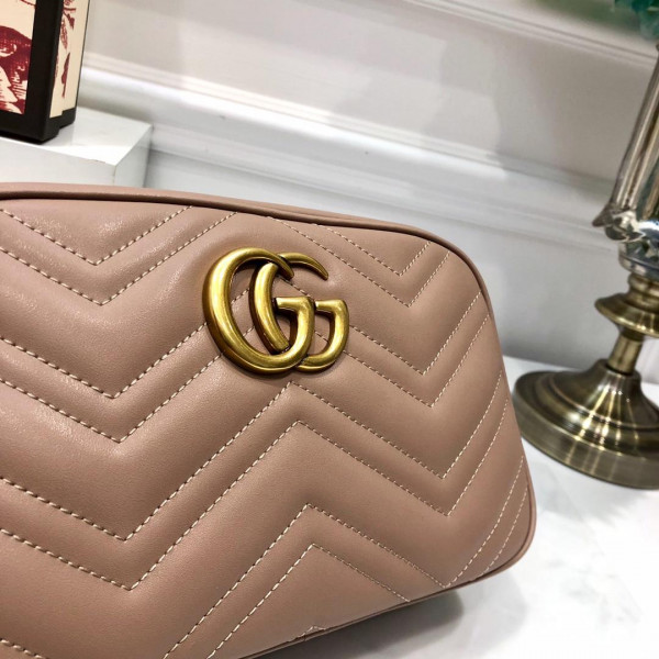 HOT SALE Gucci GG Marmont small matelassé shoulder bag