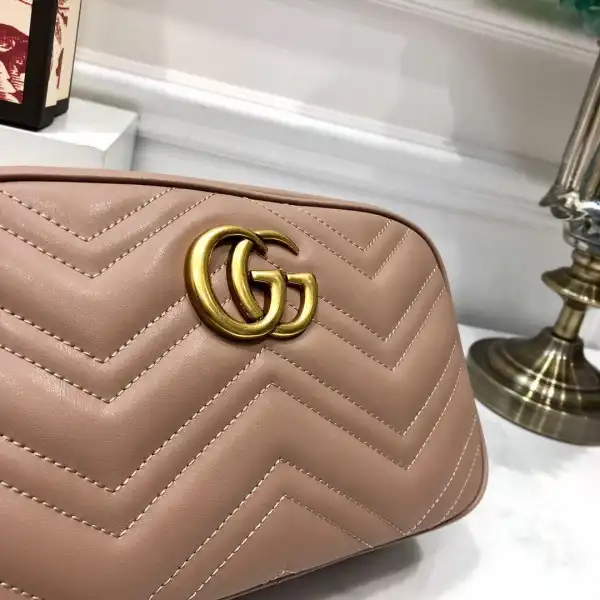 Cheap Gucci GG Marmont small matelassé shoulder bag