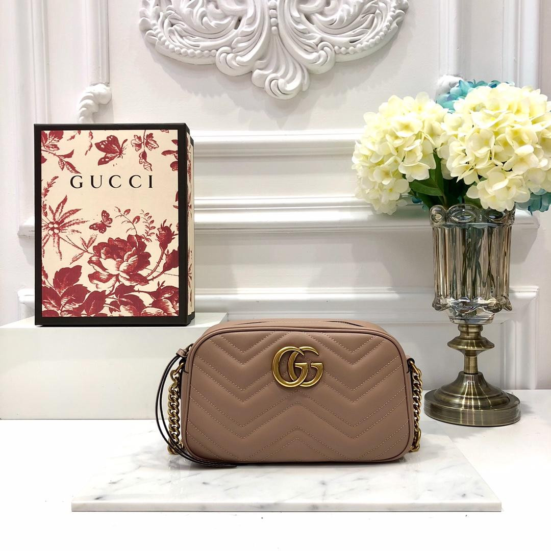 HOT SALE Gucci GG Marmont small matelassé shoulder bag