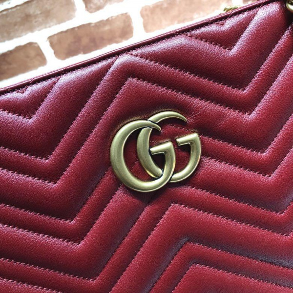 HOT SALE GUCCI GG Marmont matelassé medium tote