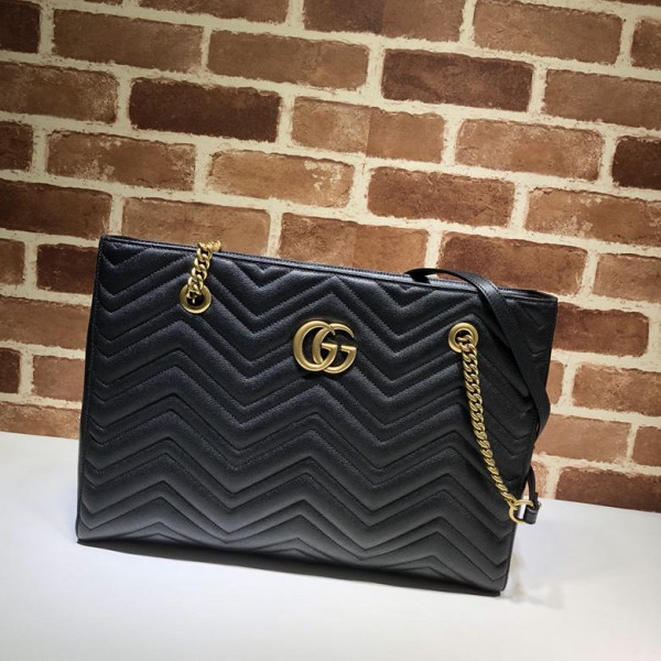 HOT SALE GUCCI GG Marmont matelassé medium tote