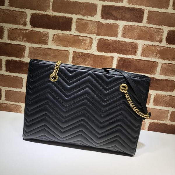 HOT SALE GUCCI GG Marmont matelassé medium tote