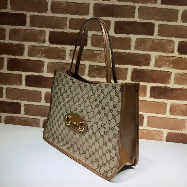 Affordable TO GUCCI 1955 Horsebit tote bag