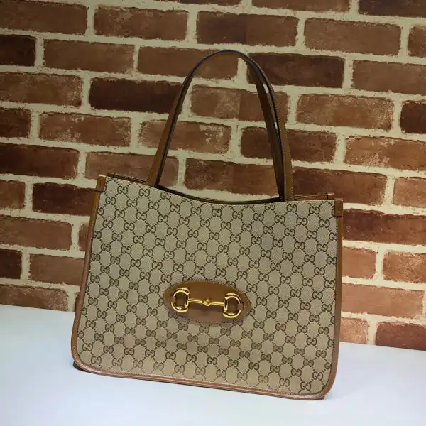 TO GUCCI 1955 Horsebit tote bag