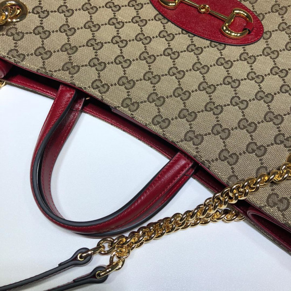 HOT SALE GUCCI 1955 Horsebit large tote bag