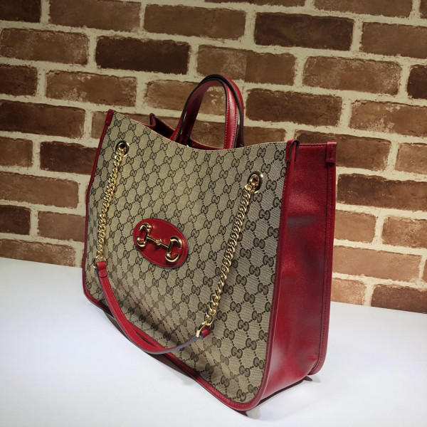 HOT SALE GUCCI 1955 Horsebit large tote bag