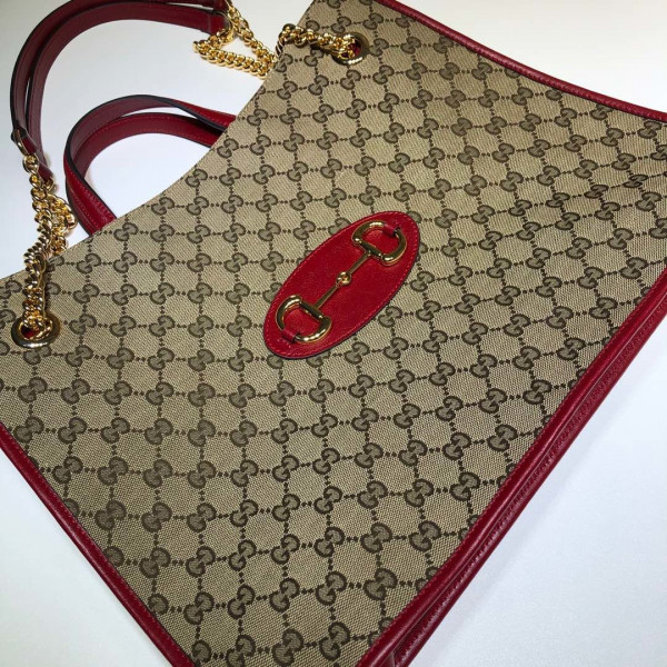 HOT SALE GUCCI 1955 Horsebit large tote bag