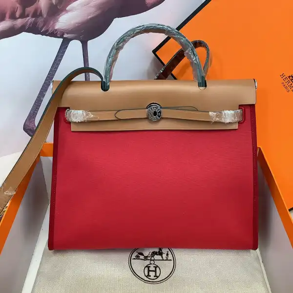 HERMES HERBAG 31CM ALL HANDMADE