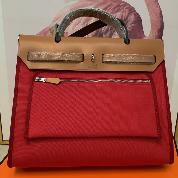 HOT SALE HERMES HERBAG 31CM ALL HANDMADE