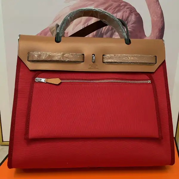 HERMES HERBAG 31CM ALL HANDMADE