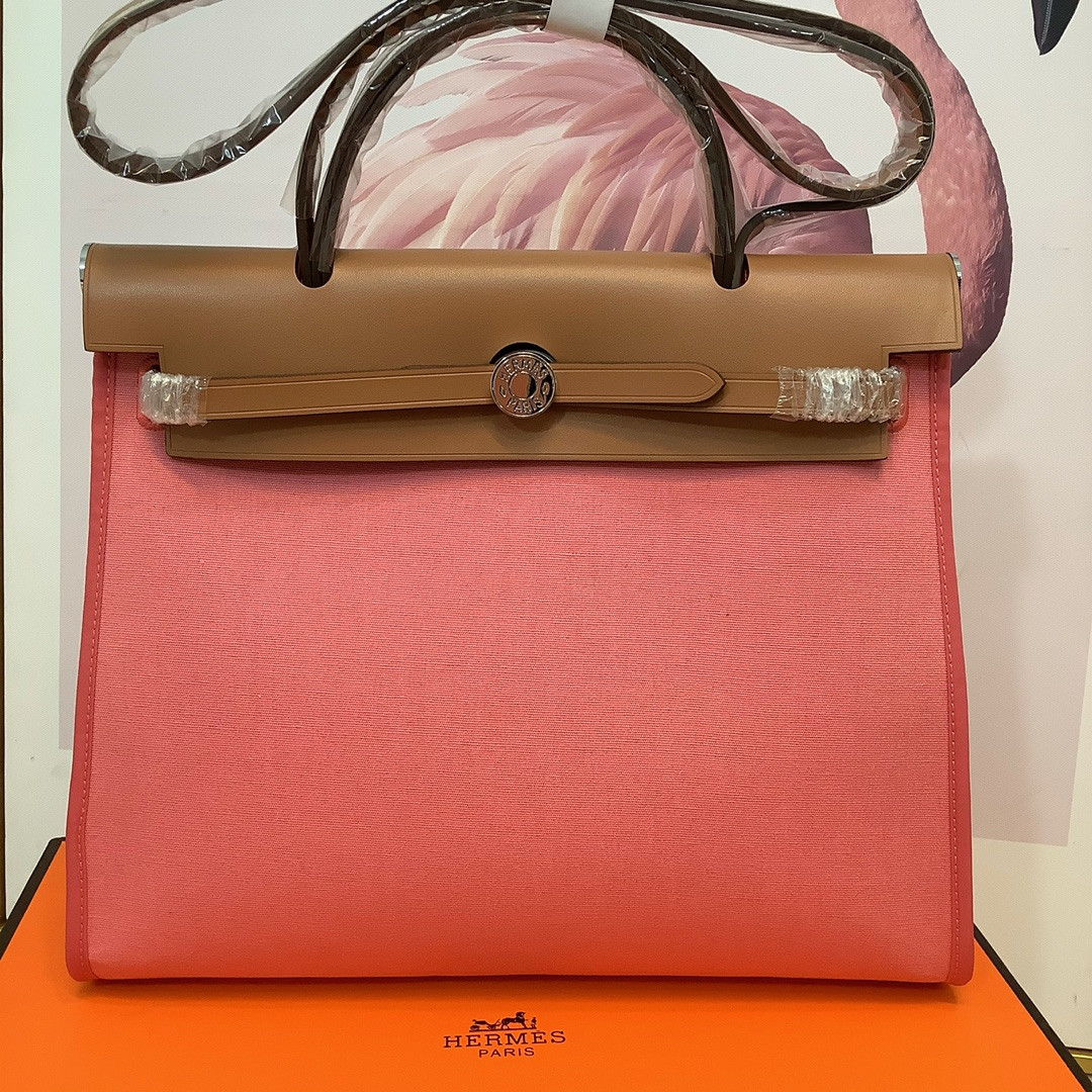 HOT SALE HERMES HERBAG 31CM ALL HANDMADE