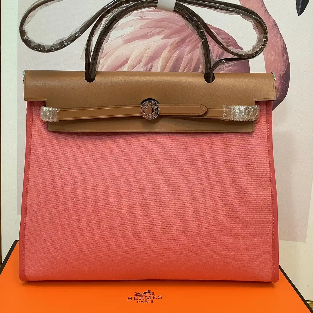 Cheap HERMES HERBAG 31CM ALL HANDMADE