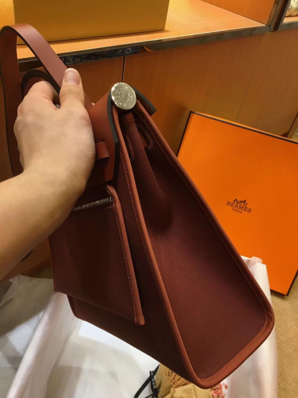 [FREE SHIPPING] HERMES HERBAG 31CM ALL HANDMADE