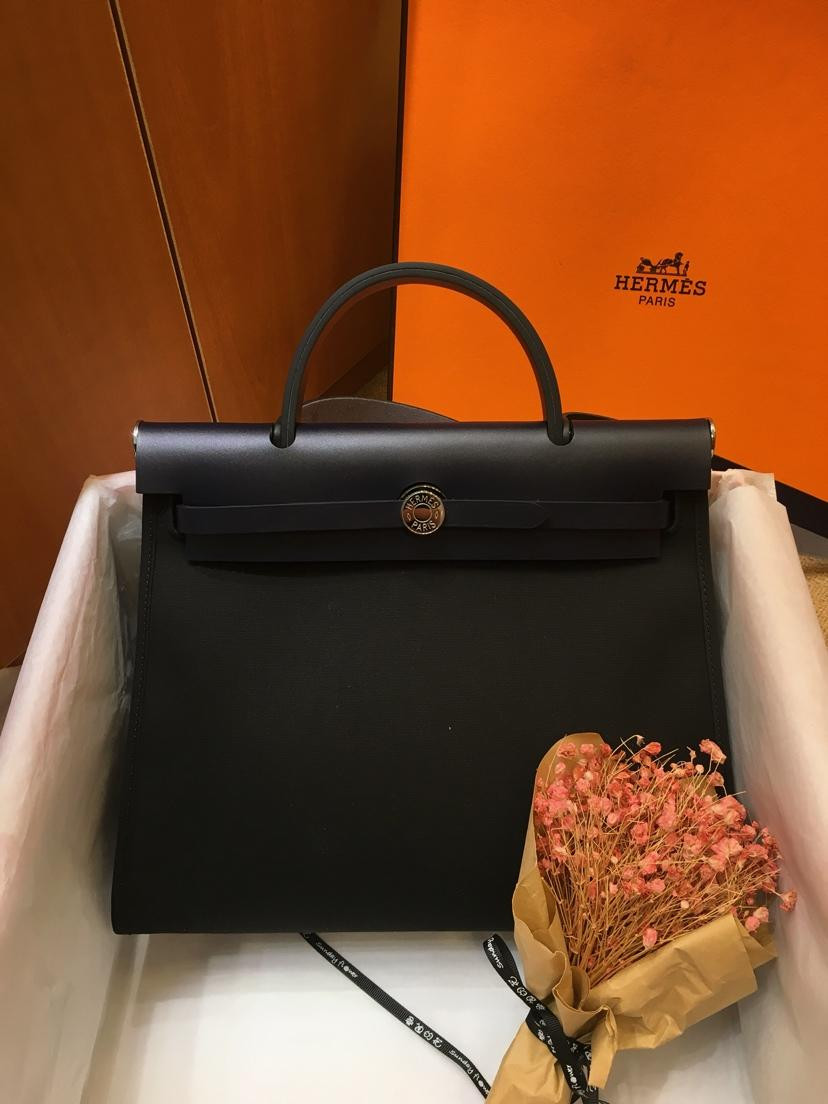 HOT SALE HERMES HERBAG 31CM ALL HANDMADE