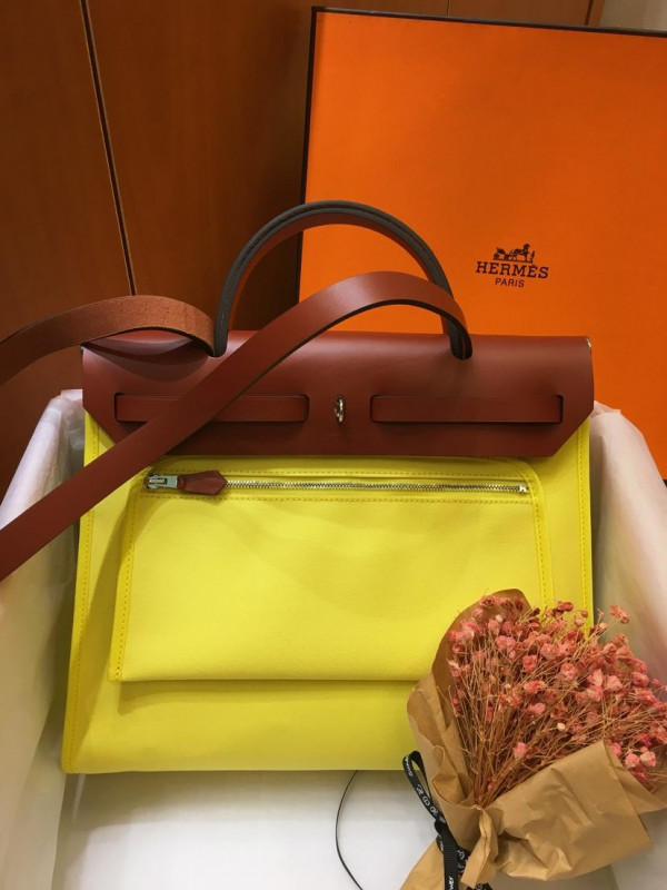 HOT SALE HERMES HERBAG 31CM ALL HANDMADE