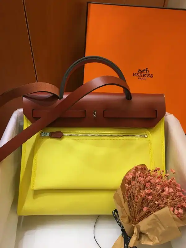 HERMES HERBAG 31CM ALL HANDMADE