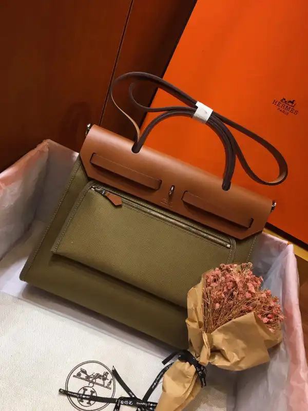 First bag ru HERMES HERBAG 31CM ALL HANDMADE