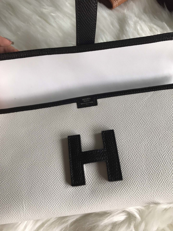 HOT SALE HERMES JIGE 29CM CLUTCH ALL HANDMADE