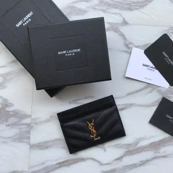 YSL CASSANDRE MATELASSÉ CARD CASE