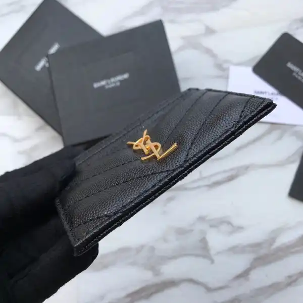 YSL CASSANDRE MATELASSÉ CARD CASE