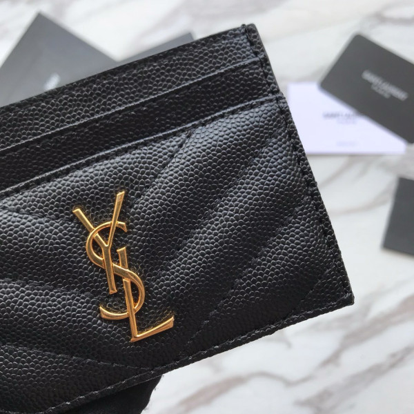 HOT SALE YSL CASSANDRE MATELASSÉ CARD CASE