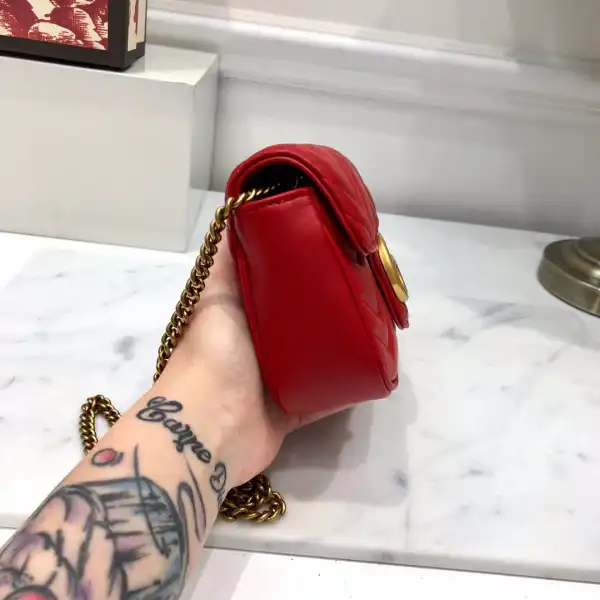 Affordable GUCCI GG Marmont super mini bag