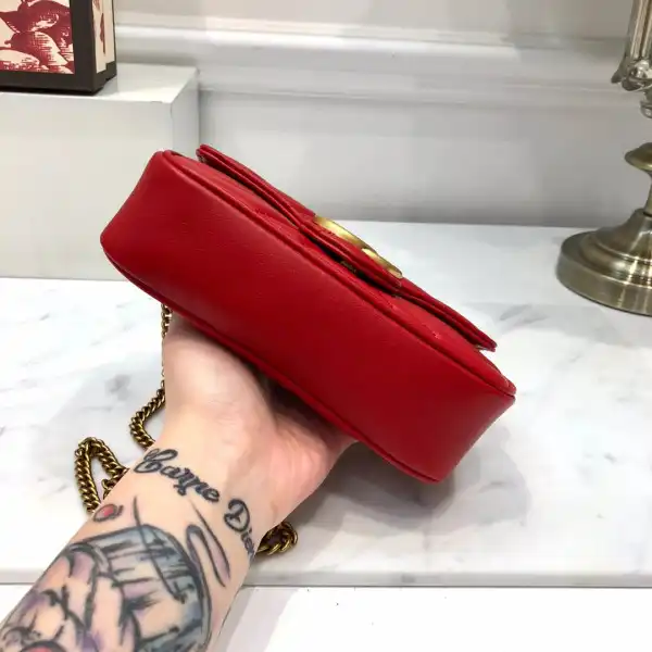 Affordable GUCCI GG Marmont super mini bag