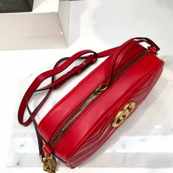 Cheap Gucci GG Marmont small matelassé shoulder bag