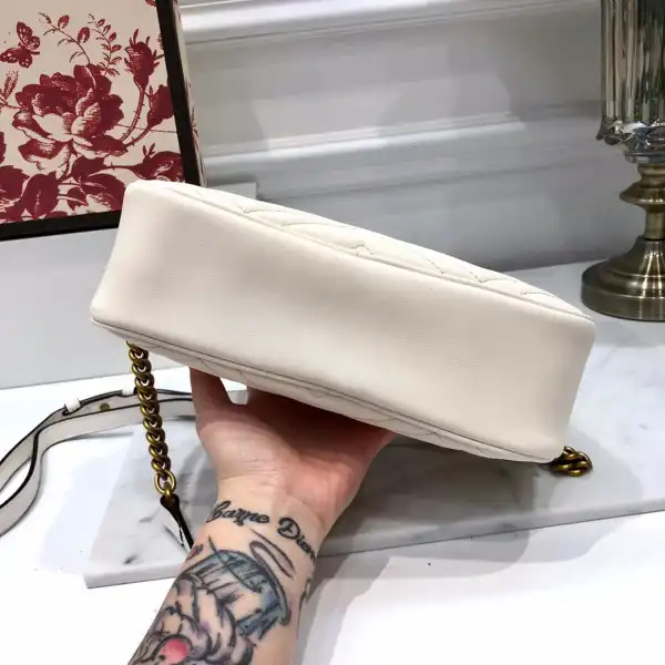 Affordable Gucci GG Marmont small matelassé shoulder bag