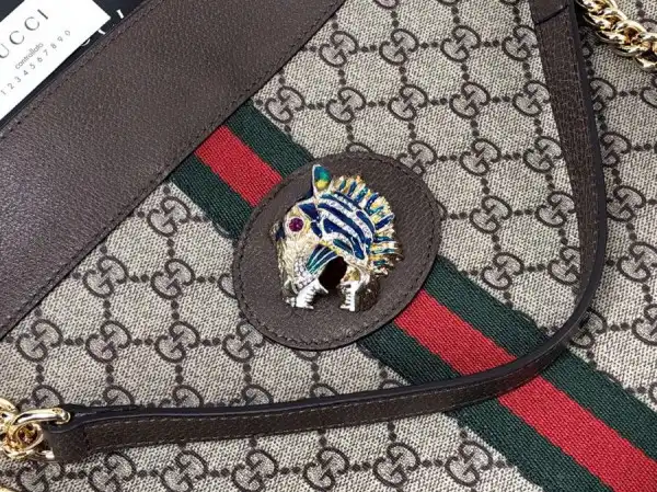 First bag ru Gucci Rajah large tote