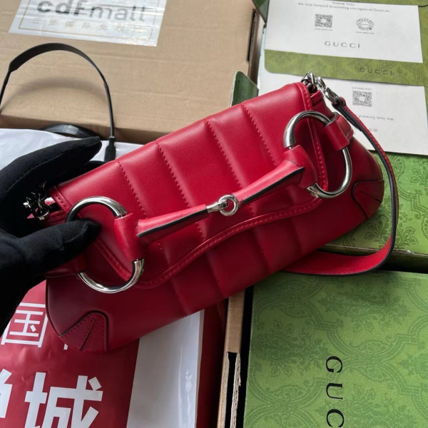 HOT SALE GUCCI HORSEBIT CHAIN BIG SHOULDER BAG