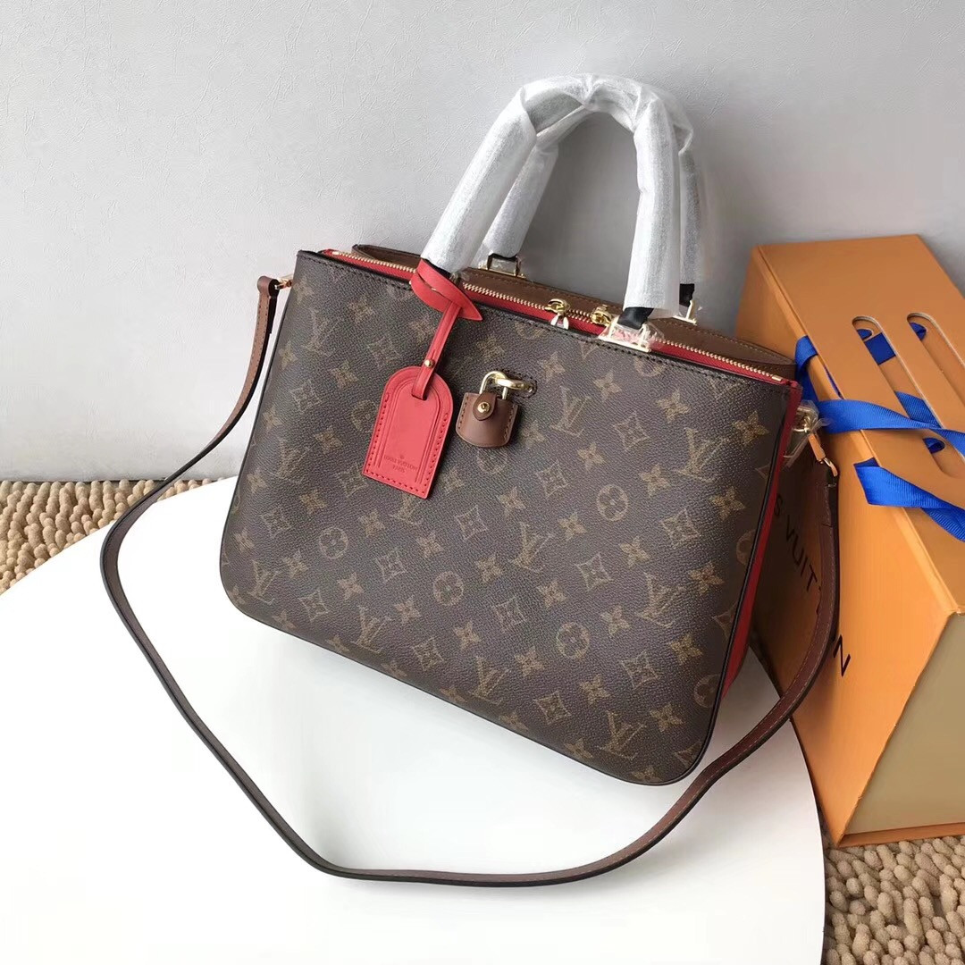 HOT SALE Louis Vuitton Saintonge Millefeuille M44254 Camera Shoulder bag