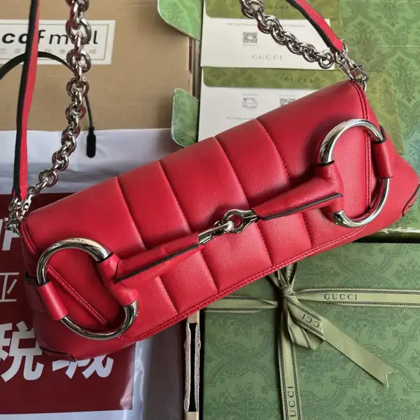 GUCCI HORSEBIT CHAIN BIG SHOULDER BAG