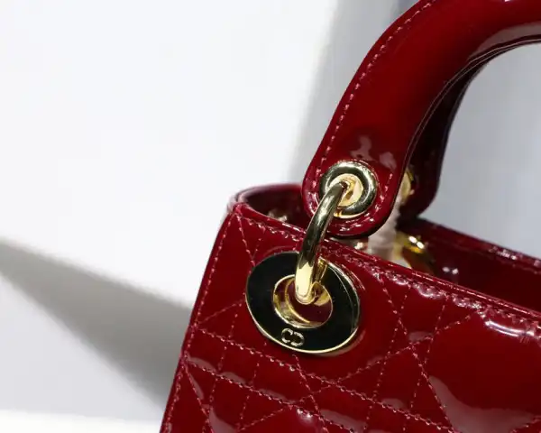 Lady Diro Mini With Cow patent leather