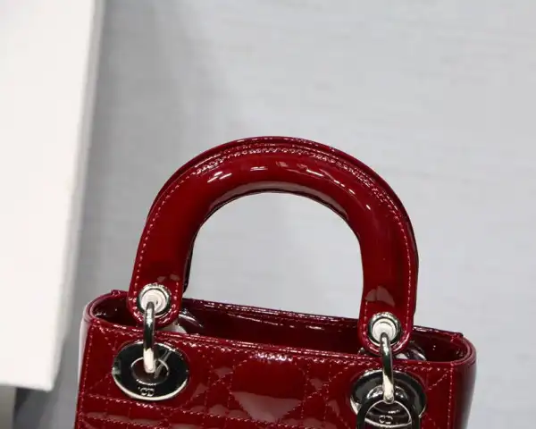 First bag ru Lady Diro Mini With Cow patent leather