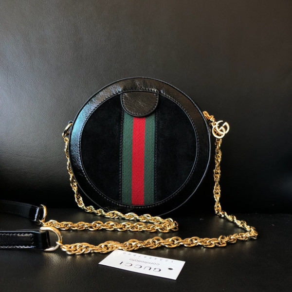 HOT SALE Gucci Ophidia mini GG round shoulder bag