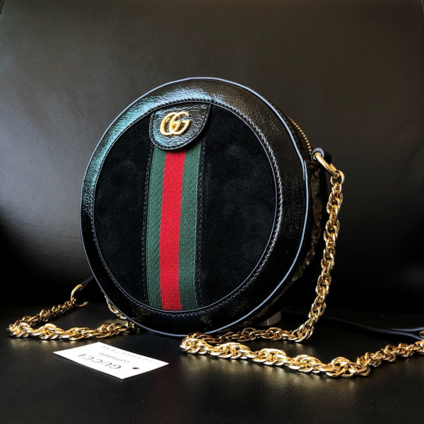 HOT SALE Gucci Ophidia mini GG round shoulder bag