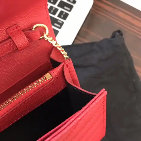 Bagsoffer yupoo YSL CASSANDRE MATELASSÉ CHAIN WALLET