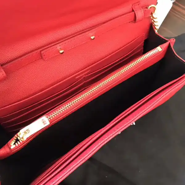 YSL CASSANDRE MATELASSÉ CHAIN WALLET