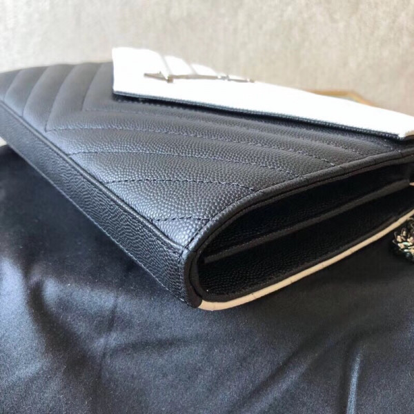 HOT SALE YSL CASSANDRE MATELASSÉ CHAIN WALLET