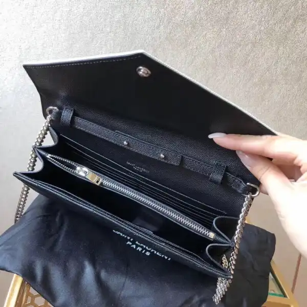 YSL CASSANDRE MATELASSÉ CHAIN WALLET