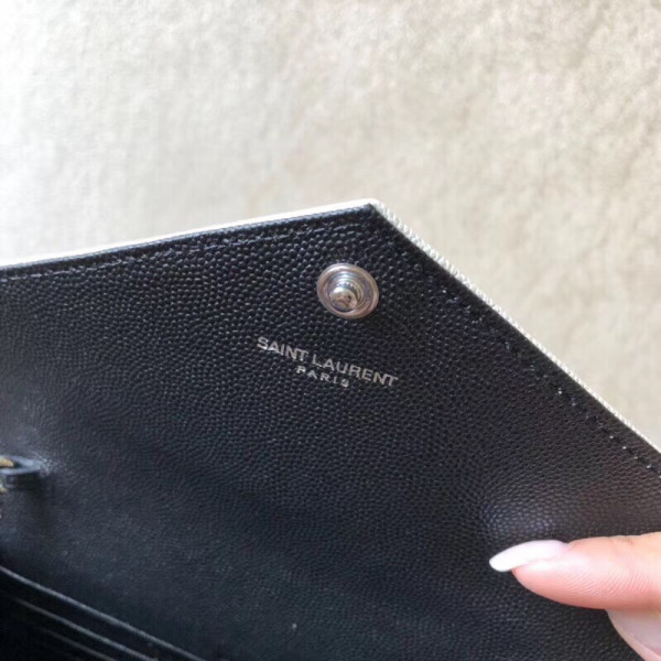 HOT SALE YSL CASSANDRE MATELASSÉ CHAIN WALLET