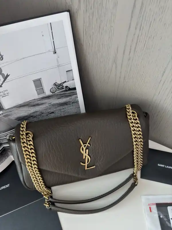 Cheap YSL CALYPSO MEDIUM IN GRAINED LAMBSKIN