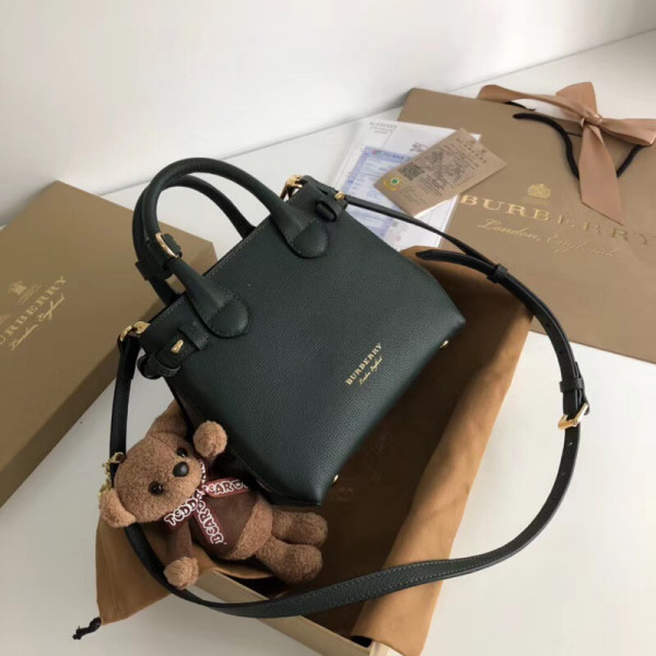 HOT SALE Burberry The Baby Banner in Leather and House Check