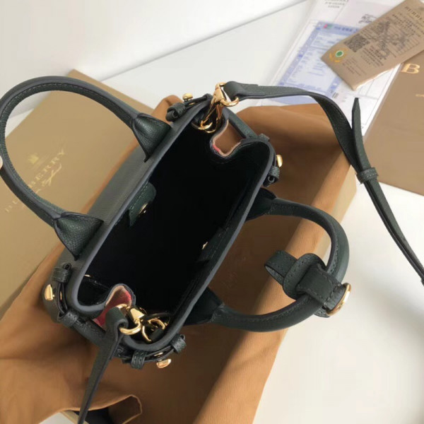 HOT SALE Burberry The Baby Banner in Leather and House Check