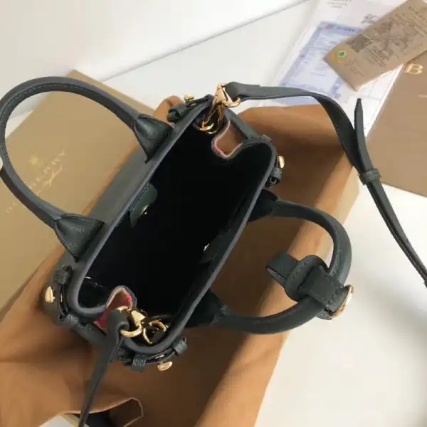 Burberry The Baby Banner in Leather and House Check