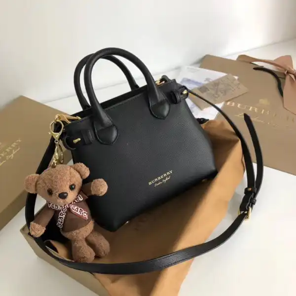 Burberry The Baby Banner in Leather and House Check