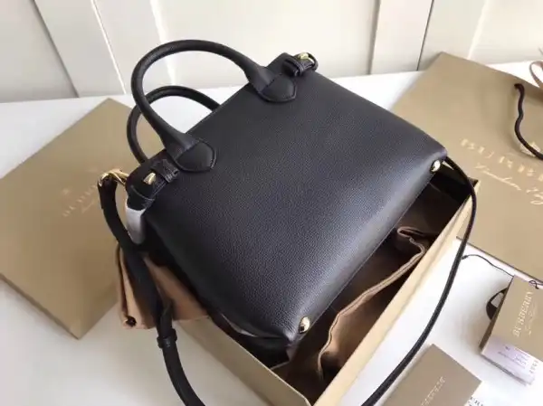 Burberry The Small Banner in Leather and House Check