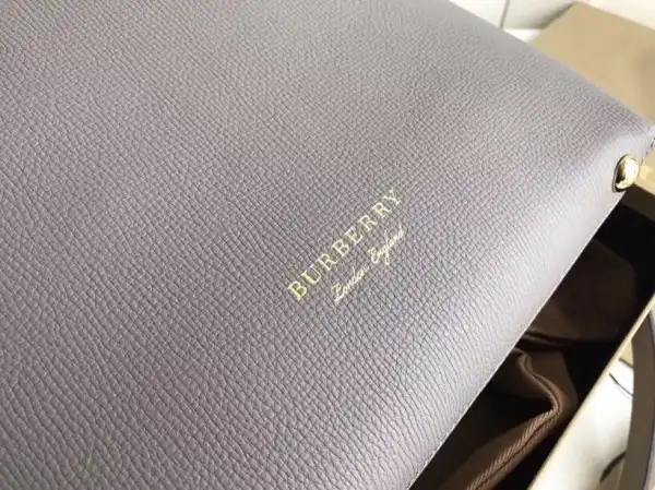 Burberry The Small Banner in Leather and House Check