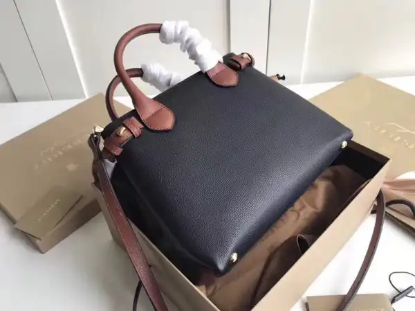 Burberry The Small Banner in Leather and House Check